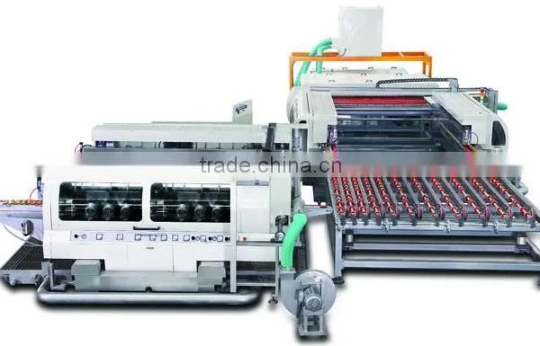 Glass Double Edging Machine Line Glass Edging Production Line With Automatic photo-2