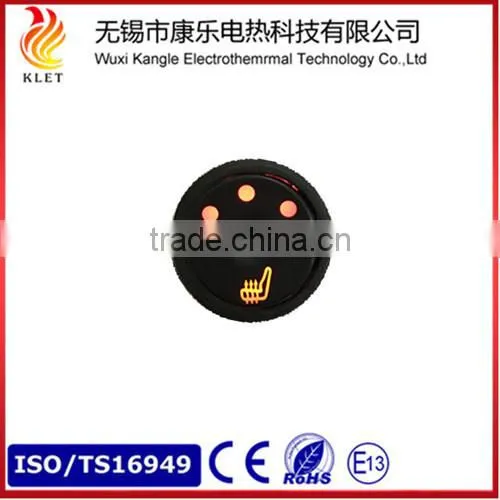 12V Universal Car Seat Heater With 3-position Round Button Switch