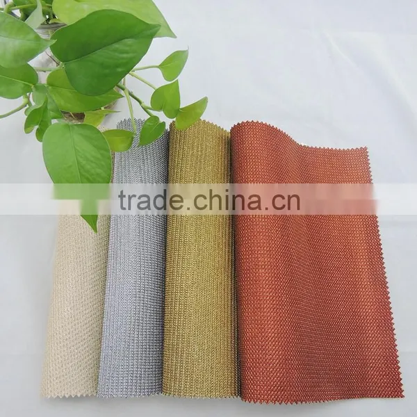 Metal Mesh Fabric With Glitter Powder for Wallpaper photo-5