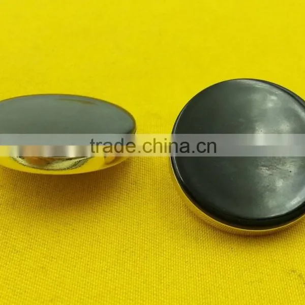 28mm Enamelled Metal Shank Button For Ladies Coats --- MJ5863 photo-3