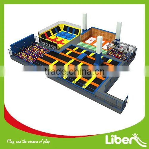 Custom Biggest Trampoline With Ninjia Course Wholesale Rectangular Trampoline Wholesale photo-3