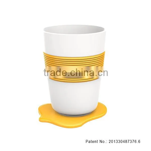 Silicone Squirrel-and-pinecone Design Cup Coaster