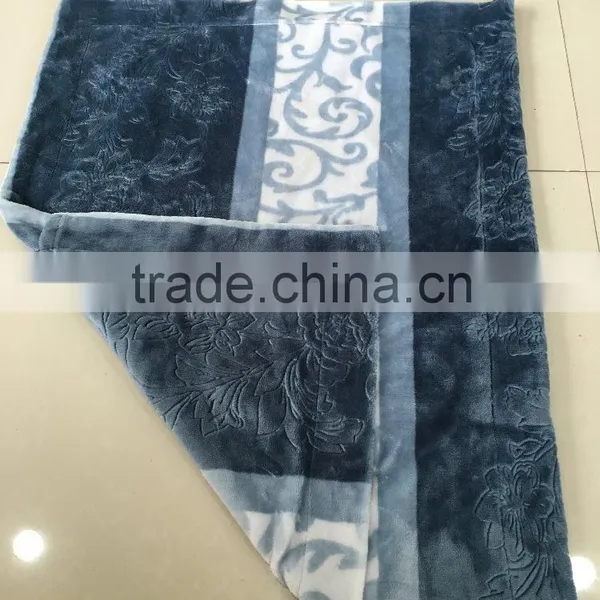 New Design Embossed Flannel Pillowcase China Factory