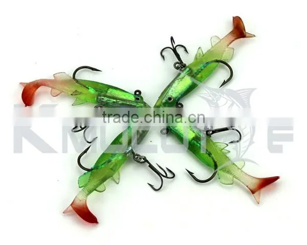CH14SF11 Lead Shad Lure Soft Fishing Lure 10cm 20g Shad Bait Soft Fishing Lures photo-2