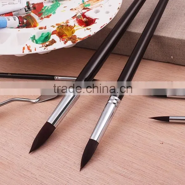 In Stock 5pcs Free Sample Wholesale Factory Price Artist Brush For Watercolor Painting photo-6