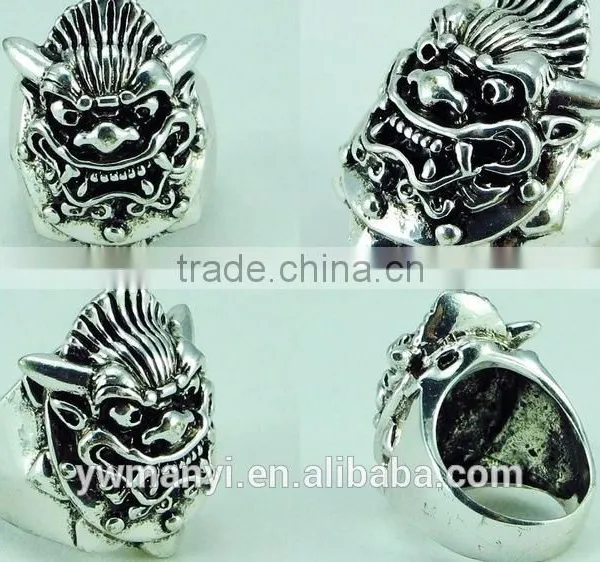 Factory Price Best Sellers Mixed Jewelry Cheap Aggressive Skull Ring R12  photo-2