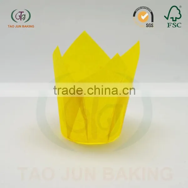 Grease Proof Paper Cake Baking Cups Cupcake Liners Flower Shape Pretty Muffin Cups photo-2