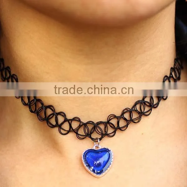2016 New Fashion Gift Color Change Mood Heart Pendant Necklace for Wholesale Supplier's Choice photo-4
