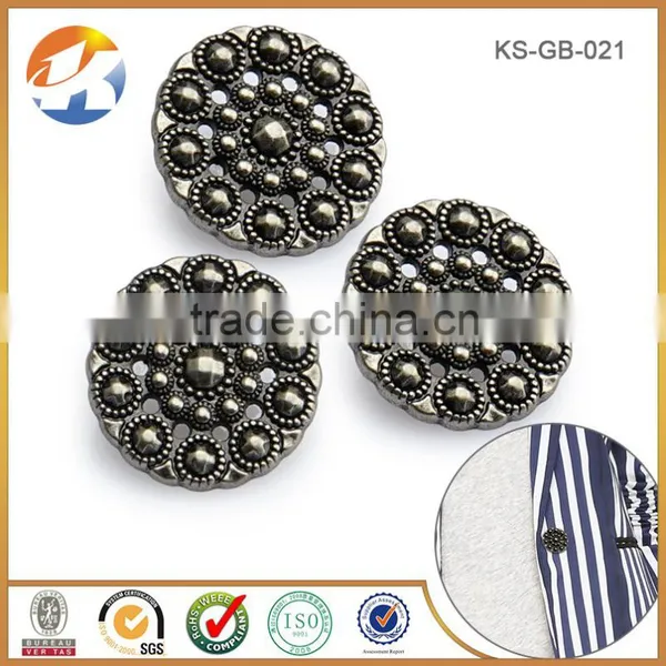 Fashion Beautiful Embossed Logo Coat Sewing Button photo-3