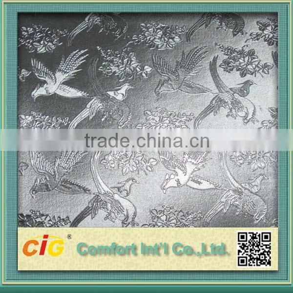 2015 New Vacuum Design Pvc Artificial Leather for Sofa and Wall photo-6