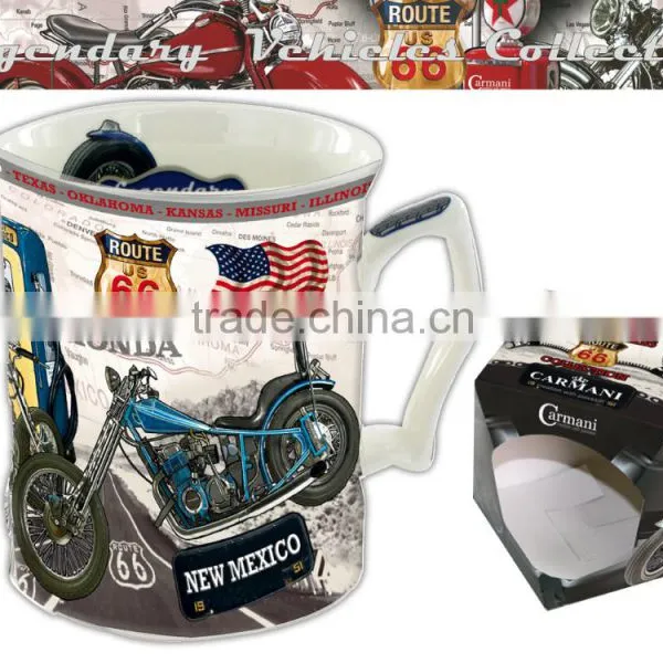 CARMANI Gift Set - Mug OLD VEHICLES Design