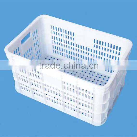 Nestable and Stackable Plastic Crate Wholesale for Eggs Fruit Vegetable Bottled Drinks