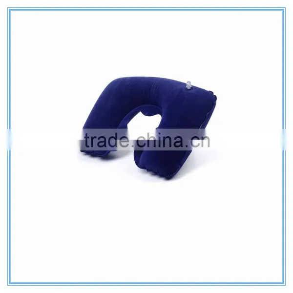 Promotion Inflatable Flocking Pillow, Car Travel Air Pillow photo-4