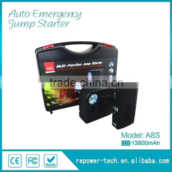 Car Emergency Easy Start Car Jump Start With Air Compressor