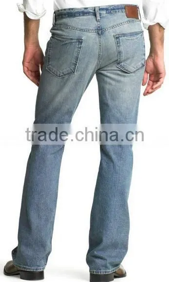 Factory Price Wholesale Winter Fashion Boot Cut Mens Jeans photo-2