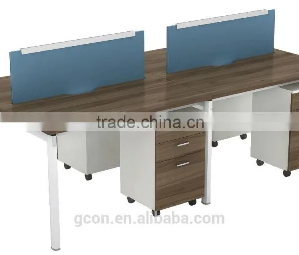 Modern Workstation Furniture 2 People Worksation for Small Office photo-6