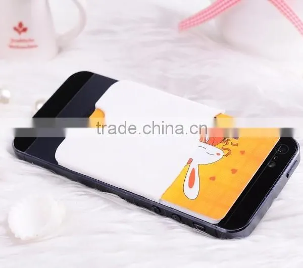 Best Promotion Gifts Silicone Phone Sticker/phone Card Pocket photo-3
