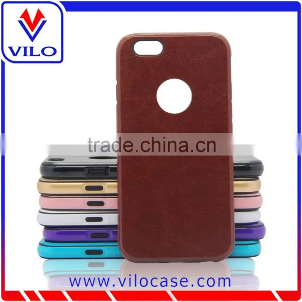 2015 New Arrival Factory Bottom Price 3 in 1 Tpu Case pc Bumper pu Back Case for Iphone photo-5
