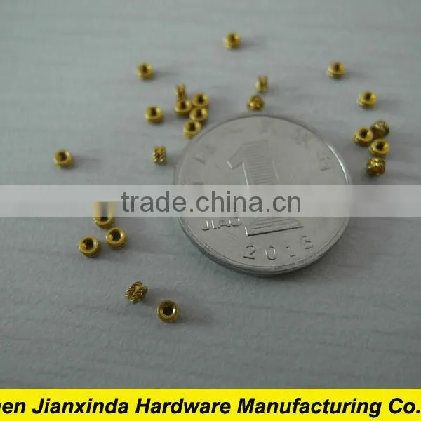 M1.0 Brass Knurling Nuts/Custom Machining Service