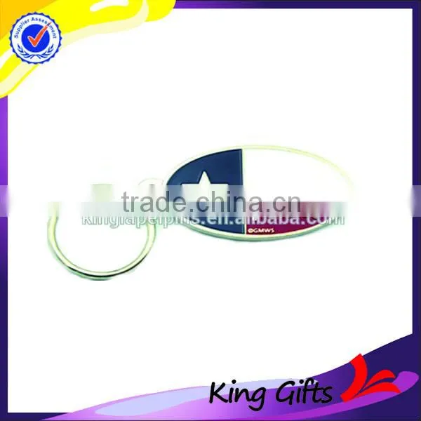High Quality Easy to Pull Buckle Anti-silve Metal Key Chain for Souvenir photo-4