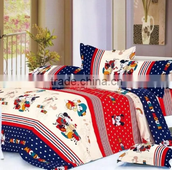 Reactive Printed 100% Cotton Bedding Fabric for Kids