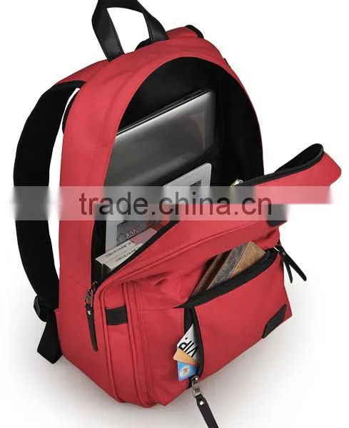 Unisex Casual Waterproof Polyester 14inch Backpack Laptop Bags photo-5