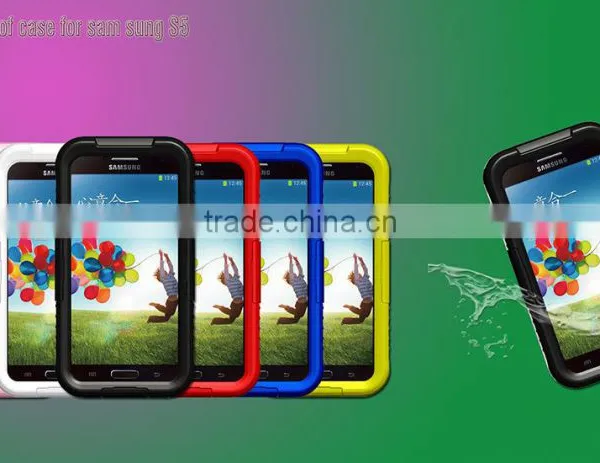 Waterproof Durable Shockproof Silicone Case Cover For Samsung Galaxy S5 I9600 photo-4