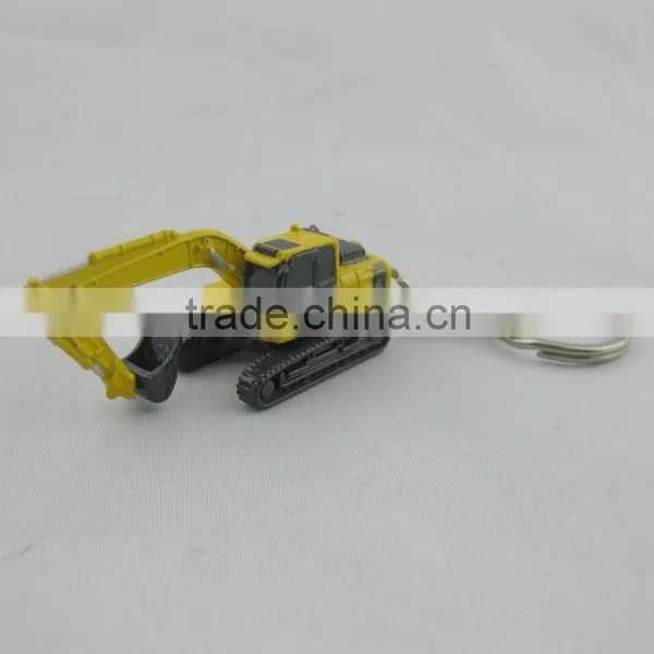YL343OEM Construction Excavator/crane Alloy Car Toy Keychain,diecast Model Car Key Chain,metal Toy Car Keychain