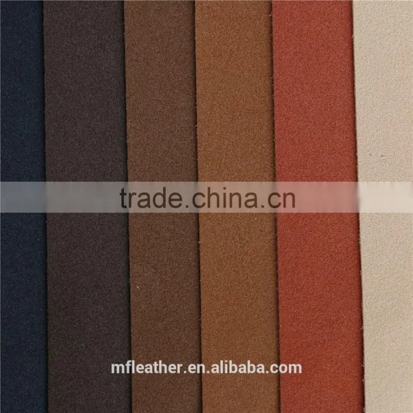 Breathable pu Leather Fabric,suede Leather for Shoe Upper, Soft photo-3