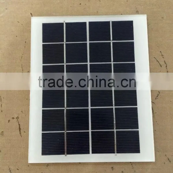 6V2W High Efficiency Cheap Mini Polycrystalline Solar Panel photo-3