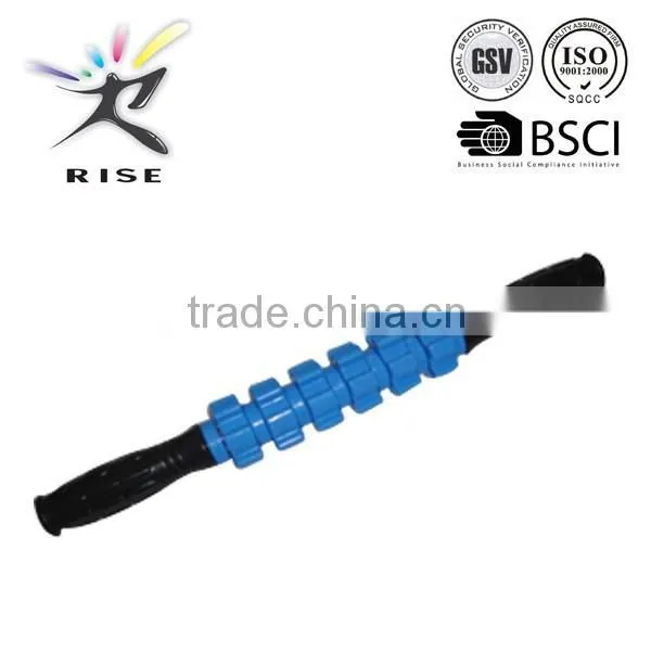 Intact Health Massage Roller Stick Blue Muscle Soreness Relief and Relaxation Tool Increase Flexibility photo-4