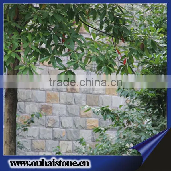 Outdoors Park Decorative Material Natural Slate Rusty Color Mushroom Stone Tiles