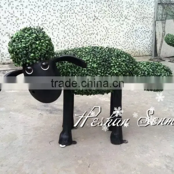 High Imitation Vivid Look Artificial Topiary Sheep Topiary Animal With Cheap Price photo-2