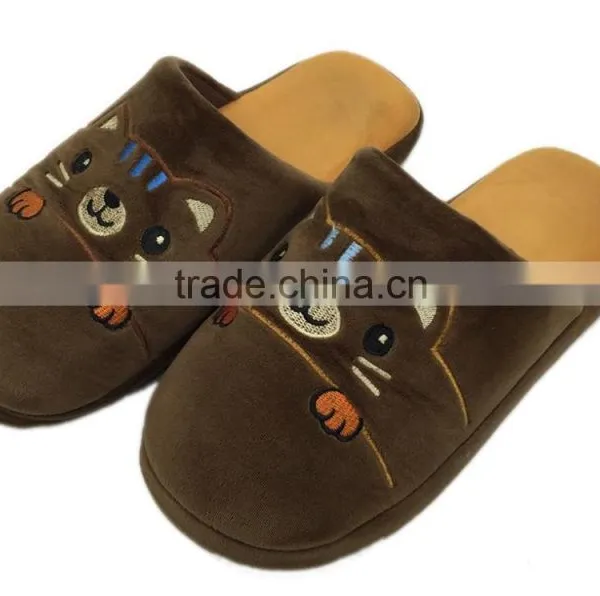 Cheap Men Cloed Toe Cartoon Printed Indoor Slipper photo-2