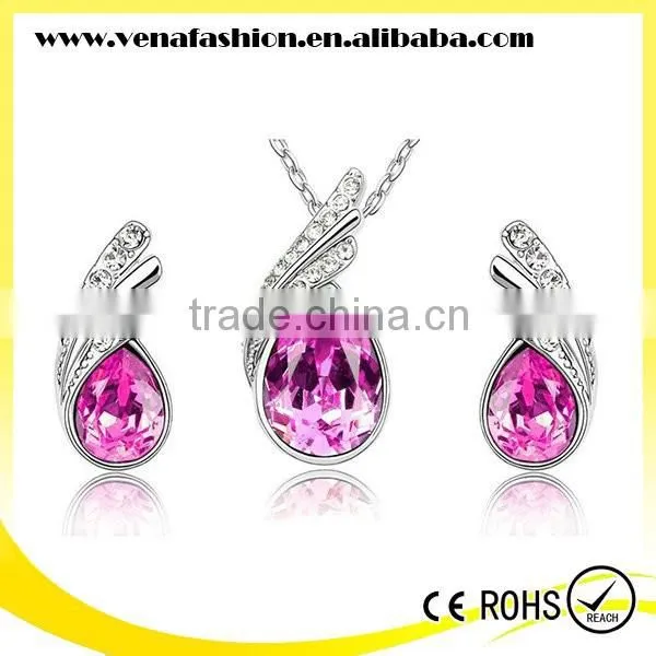 Crystal Beautiful Wholesale Jewelry Set, Bridal Jewelry Set Quality Choice photo-2