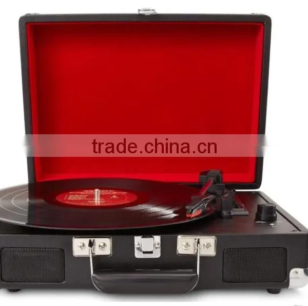 Hot Sale Newest Portable Suitcase Turntable Player Vinyl Records Suitcase Gramophone photo-6