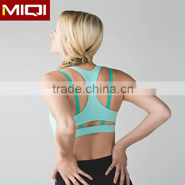 Cropped Racerback Design With Built in Shelf Bra High Quality Sports Wear Women's Yoga Tank Tops
