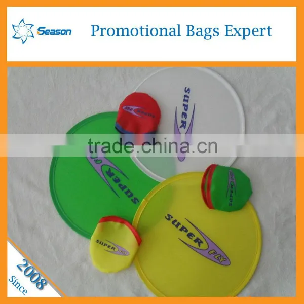 Wholesale Soft Foam Frisbee With Hole Cloth Foldable Frisbee Fan photo-2