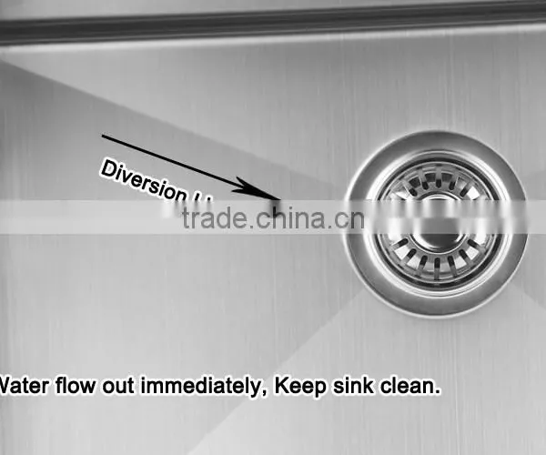 Modern Kitchen Designs With Favorable Price Under Counter Handmade Stainless Steel Kitchen Sinks Without Faucet For Europe--3318 photo-5