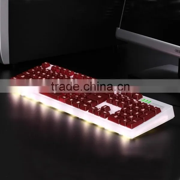 New Cool High Keycaps Illuminated Ergonomic LED BackLight USB Wired Gaming Keyboard for Laptop,LED Backlite Gaming Keyboard photo-2