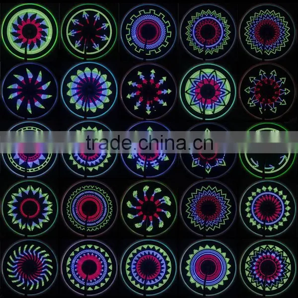 Bike Wheel LED Lights Spoke Light Rim Light RGB 32 LEDs 32 Patterns photo-3