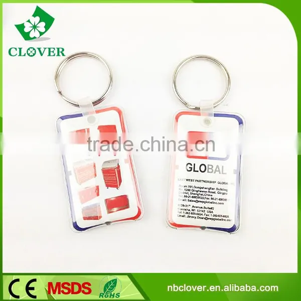Logo Printing Accepted 1 LED Plastic Led Keychain Flashlight Wholesale photo-2