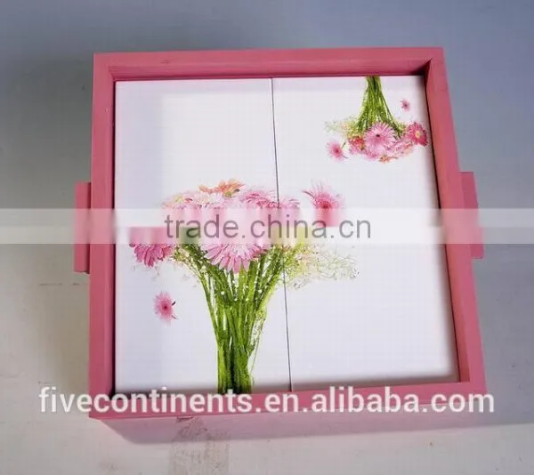 Wholesale Ceramic Hot Tray With Wooden Frame