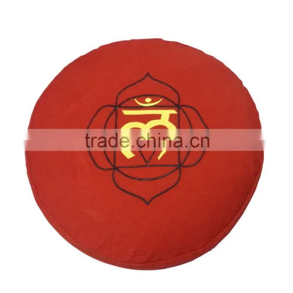 Zafu Cushion for Relaxing Embroidered Meditation Cushion photo-4
