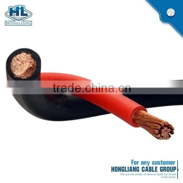 China OEM Factory Copper Wire Rubbe/PVC Insulated Welding dc Cable photo-5