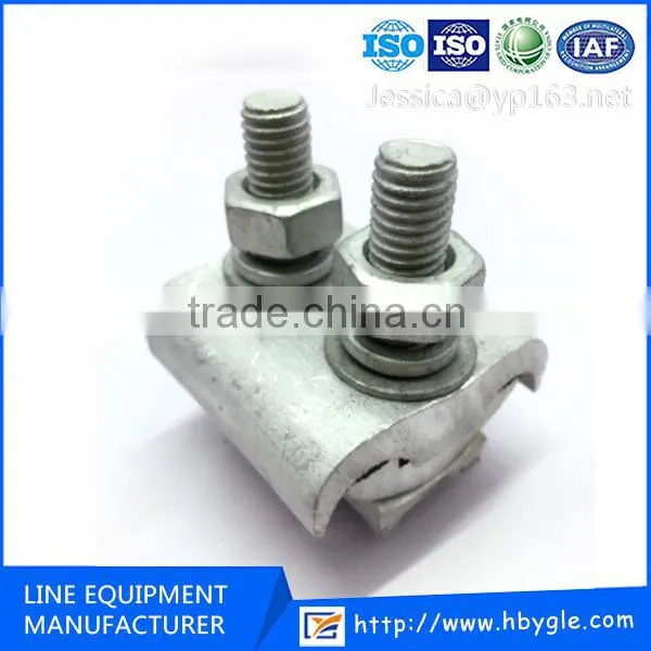 aluminum parrallel groove clamp for steel wire pg clamp /electrical wire clamp