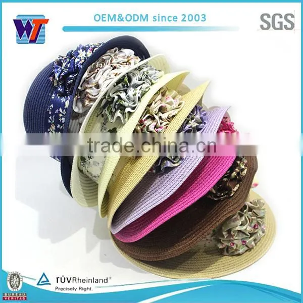 Spanish Headwear Sombrero Beautiful Kids Straw Boater Hat photo-2