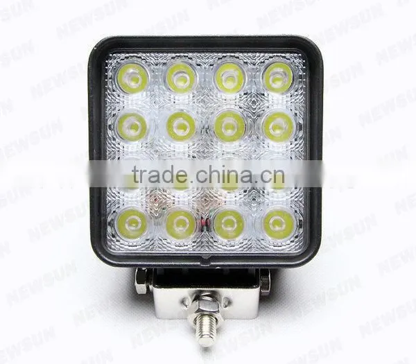 15w 18w 27w Available 48w 12v Led Work Lighting 4000 Lumen Spot Beam/flood Beam IP67 for Offroad photo-2