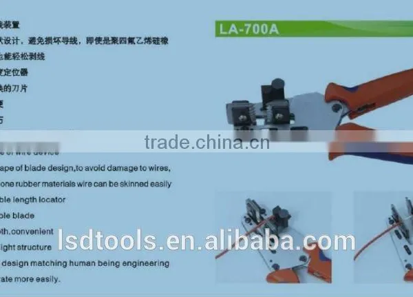 Multi Functional Application and Pliers Type LA-700A Wire Stripper and Insulation Cutting Plier Tools photo-3