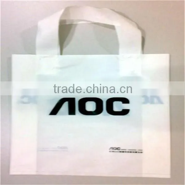 Colored Frosted plastic Convention Bag shopping bag for packing